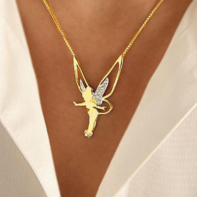 Diamond Angel Wings Necklace Charm Fashion Jewelry My Store