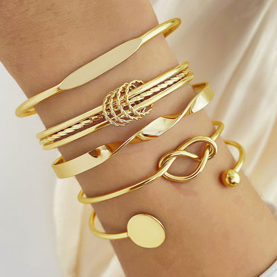 Creative Simple Temperament Lady Twisted Hip Hop Style Bracelet My Store
